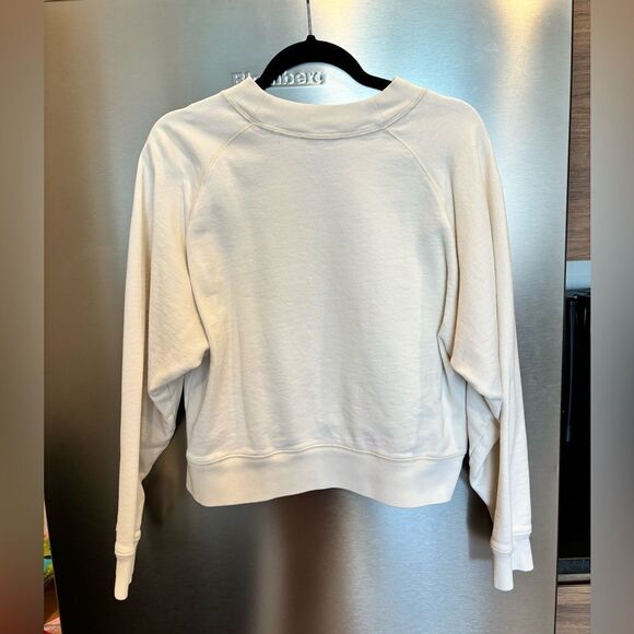 EUC Vince Puff Sleeve Raglan Pullover Cropped Sweatshirt - Picture 5 of 6